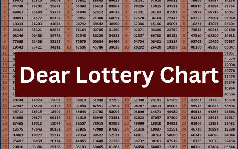 dear lottery chart